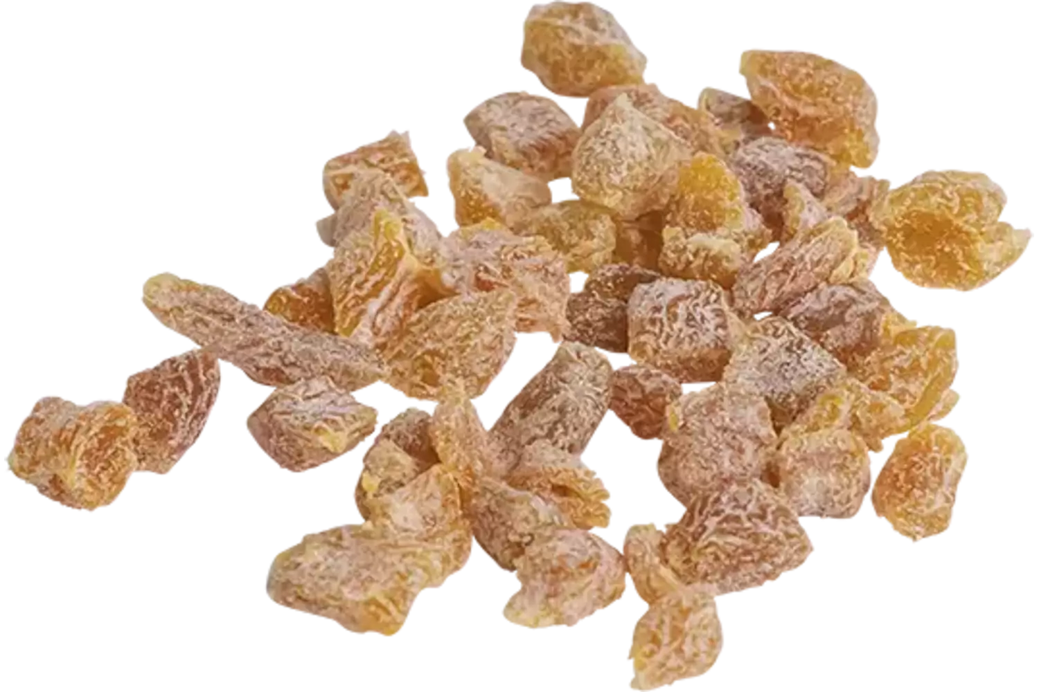 Abrikozen stukjes gedroogd 10x10mm kist 10 kilogram